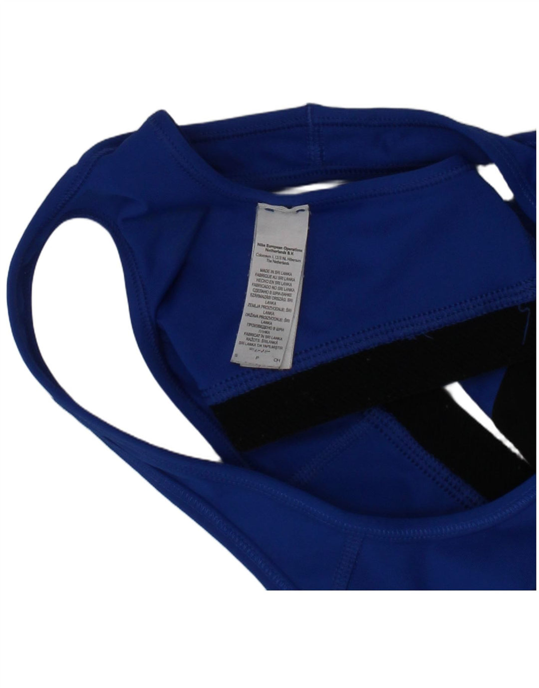 Nike Damen-Sport-BH-Oberteil, klein, blau, Polyester, Sport