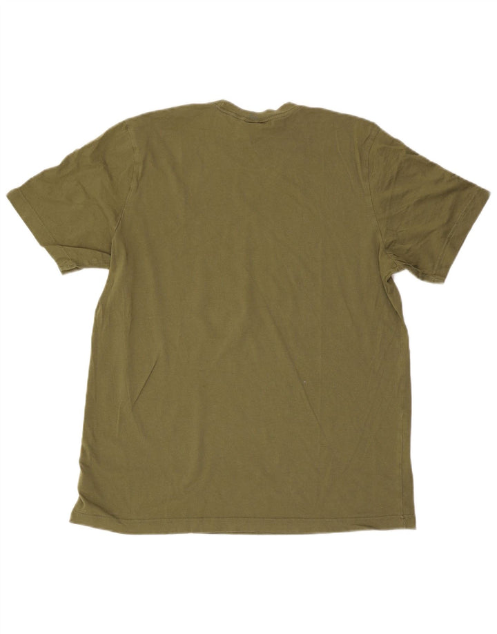 Adidas Herren T-Shirt Top Medium Khaki Baumwolle