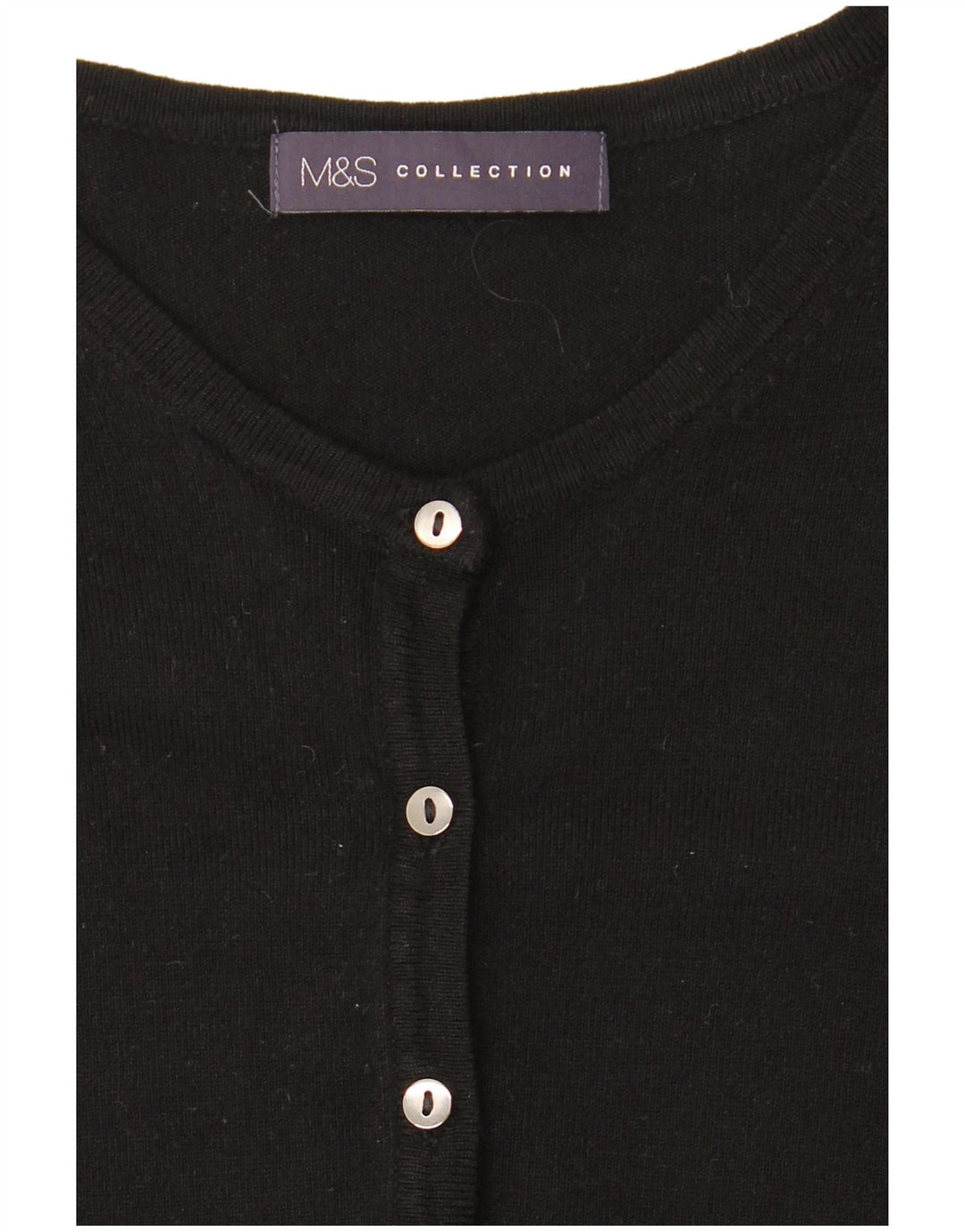 Marks & Spencer Damen-Cardigan-Pullover UK 10 Small Schwarz