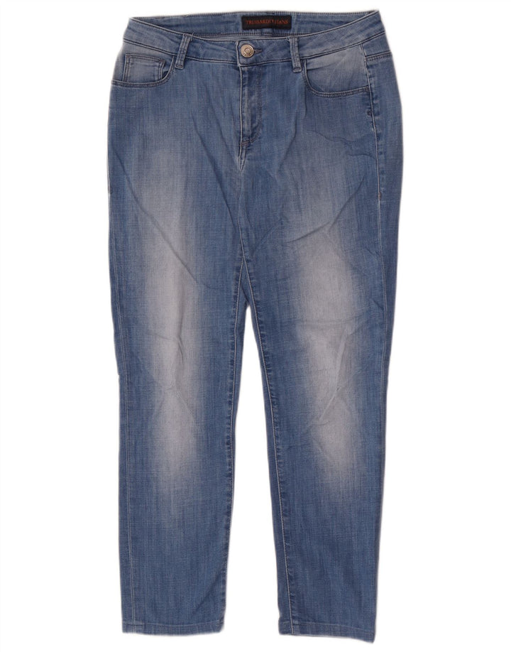 Trussardi Damen-Crop-Jeans W28 L26 Blau