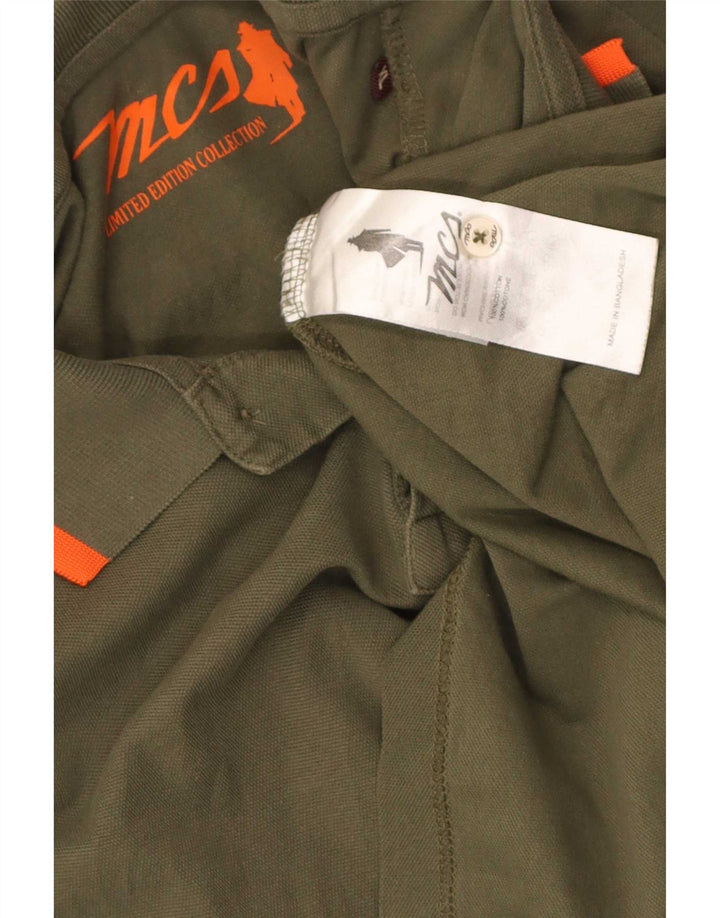 Marlboro Classics Herren Poloshirt XL Khaki Baumwolle