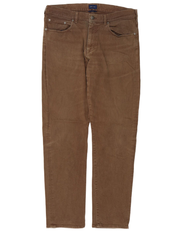 Gant Herren-Freizeithose mit normaler Passform, W36, L34, Braun
