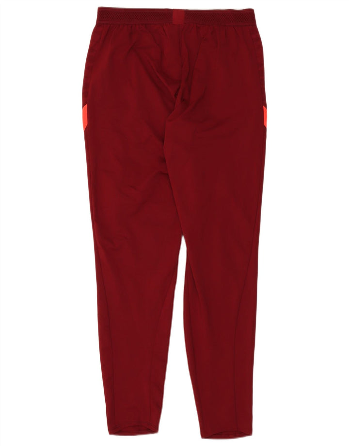 Nike Herren-Trainingshose aus mittelrotem Farbblock-Polyester