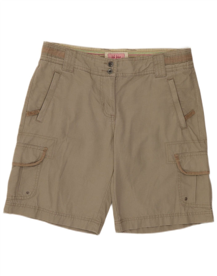 Fat Face Damen Cargoshorts UK 12 Medium W30 Khaki Baumwolle