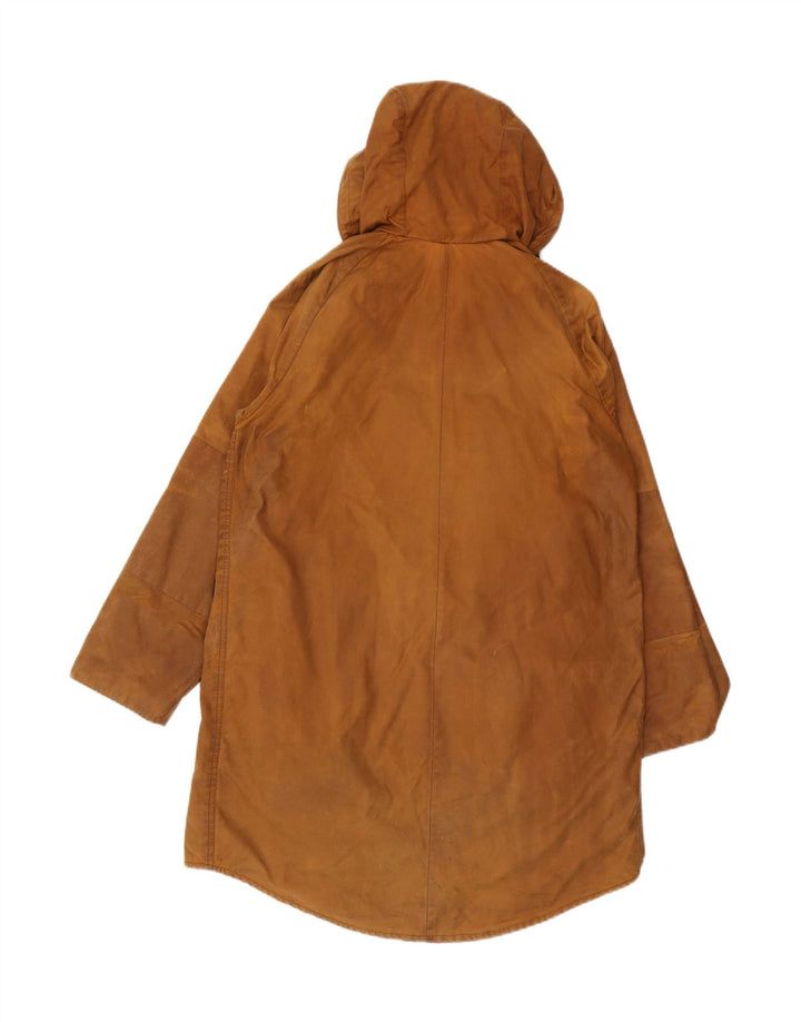 Barbour Herren Longshoreman Kapuzenpullover Wachsjacke UK 36 Small Braun