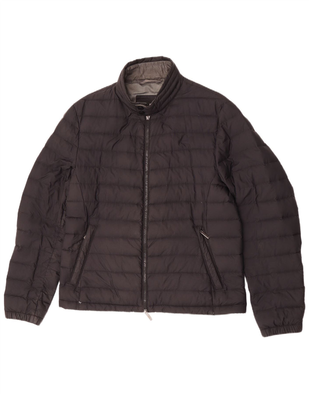 Hugo Boss Herren Wattierte Jacke EU 50 Large Schwarz Polyamid