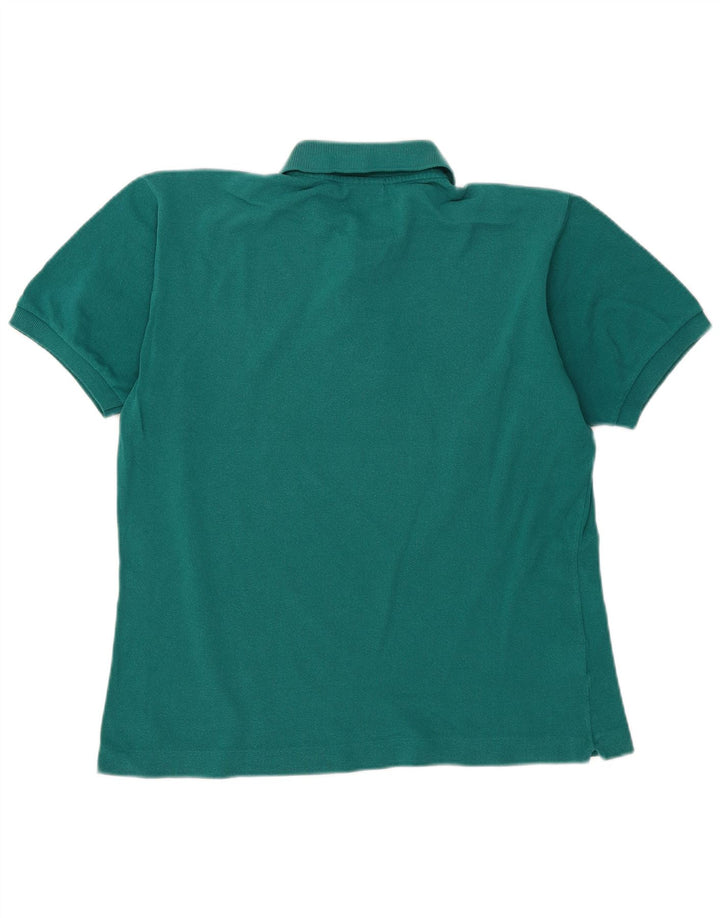 Lacoste Herren-Poloshirt, Größe 4, mittelgrüne Baumwolle