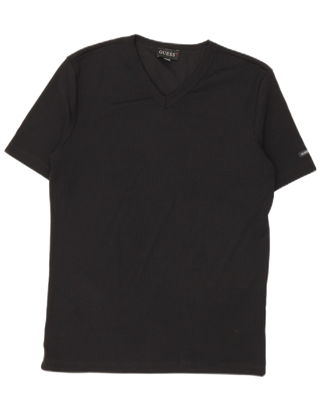 Guess Herren T-Shirt Top Medium Schwarz Nylon