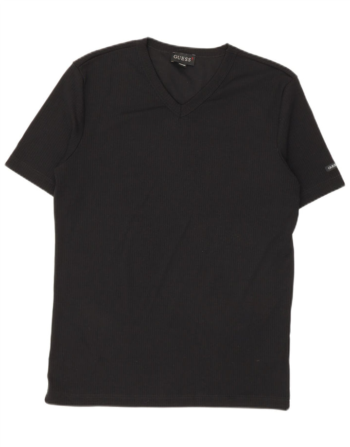 Guess Herren T-Shirt Top Medium Schwarz Nylon