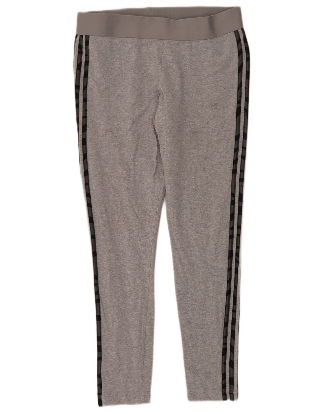 Adidas Damen Leggings UK 16/18 Große graue Baumwolle