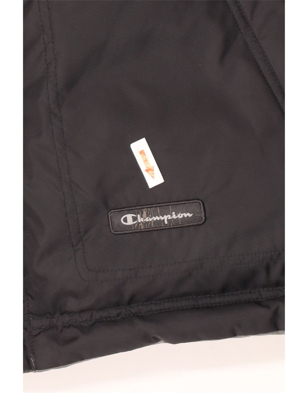 Champion Herren Reversible Wattierte Weste UK 40 Large Schwarz Polyamid