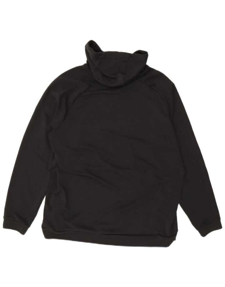 Nike Herren Dri Fit Graphic Hoodie Pullover 2XL Schwarz Polyester