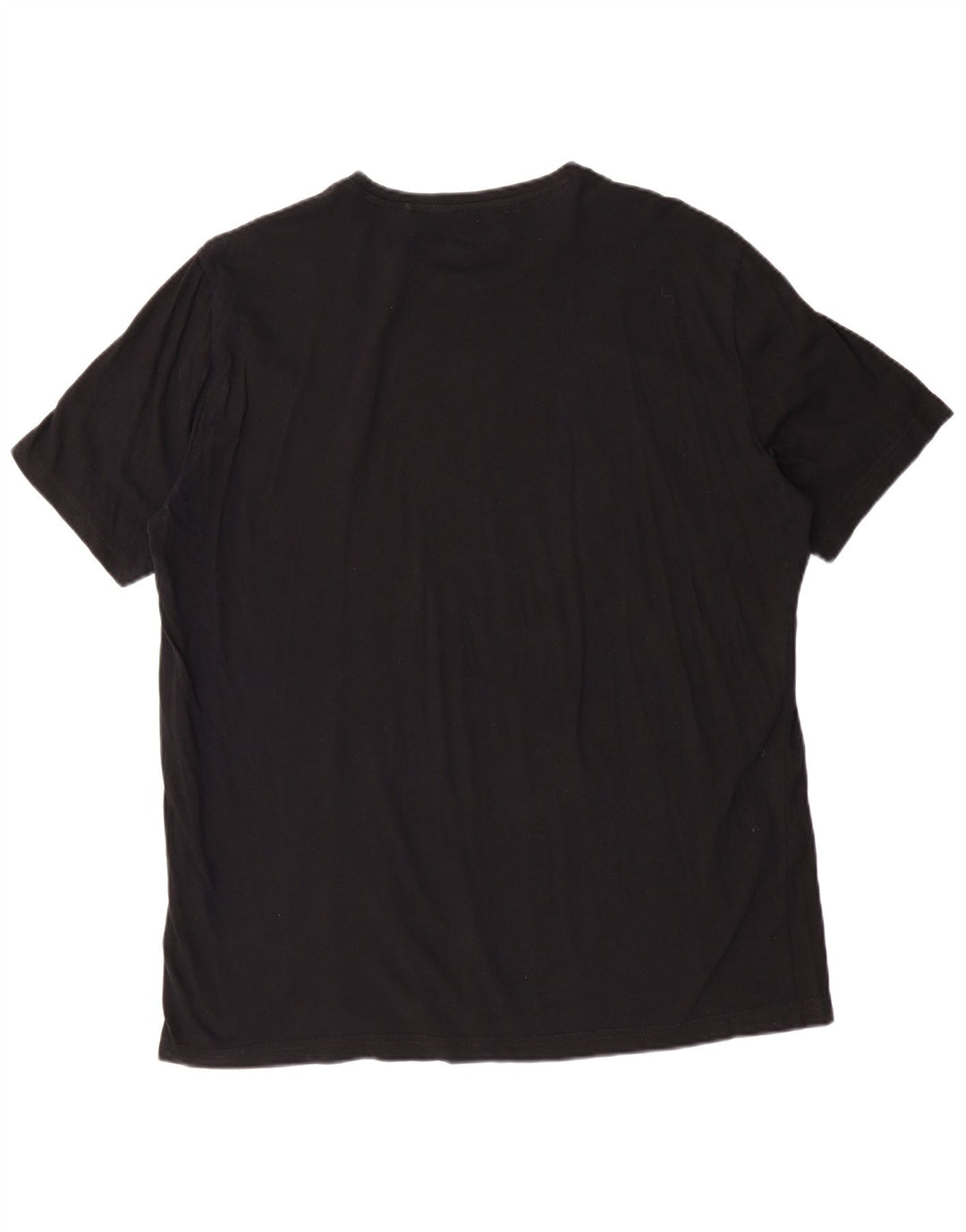 MUSTANG Herren Grafik T-Shirt Top XL Schwarz Baumwolle