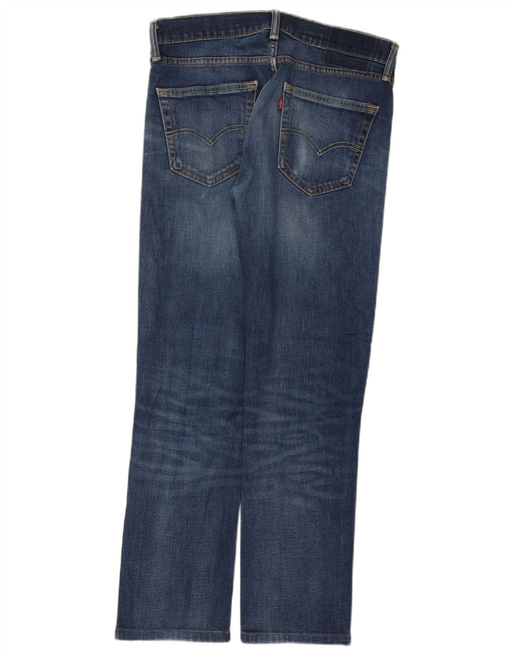 Levi's Herren Straight Jeans W31 L28 Blaue Baumwolle