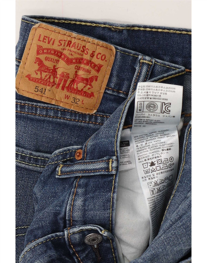 Levi's Herren 541 Denim Shorts W32 Große blaue Baumwolle