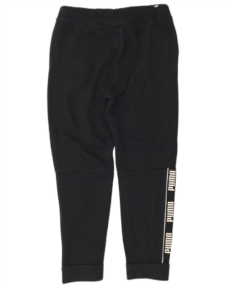 Puma Herren-Trainingshose mit Grafik, mittelschwarz, Baumwolle