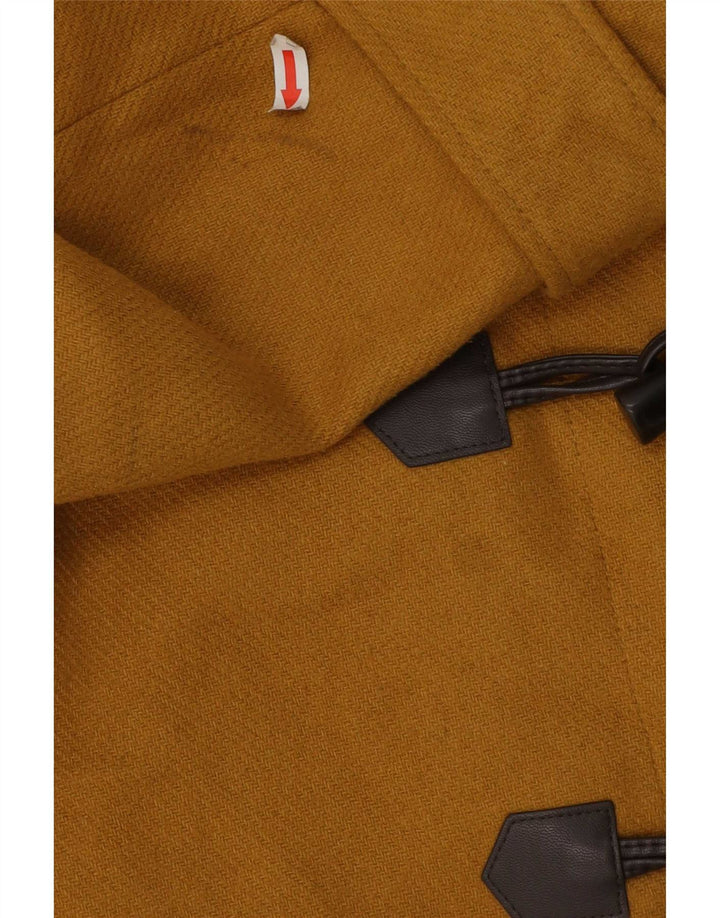 Marks & Spencer Damen-Dufflecoat mit Kapuze, UK 20 2XL, gelbes Polyester