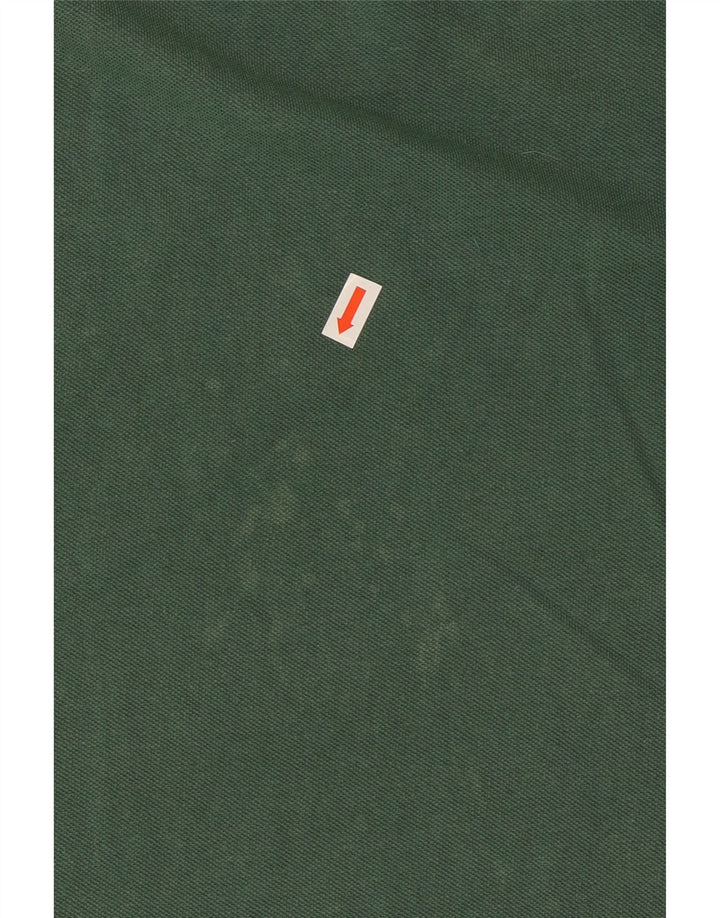 Kappa Herren-Poloshirt, groß, grüne Baumwolle