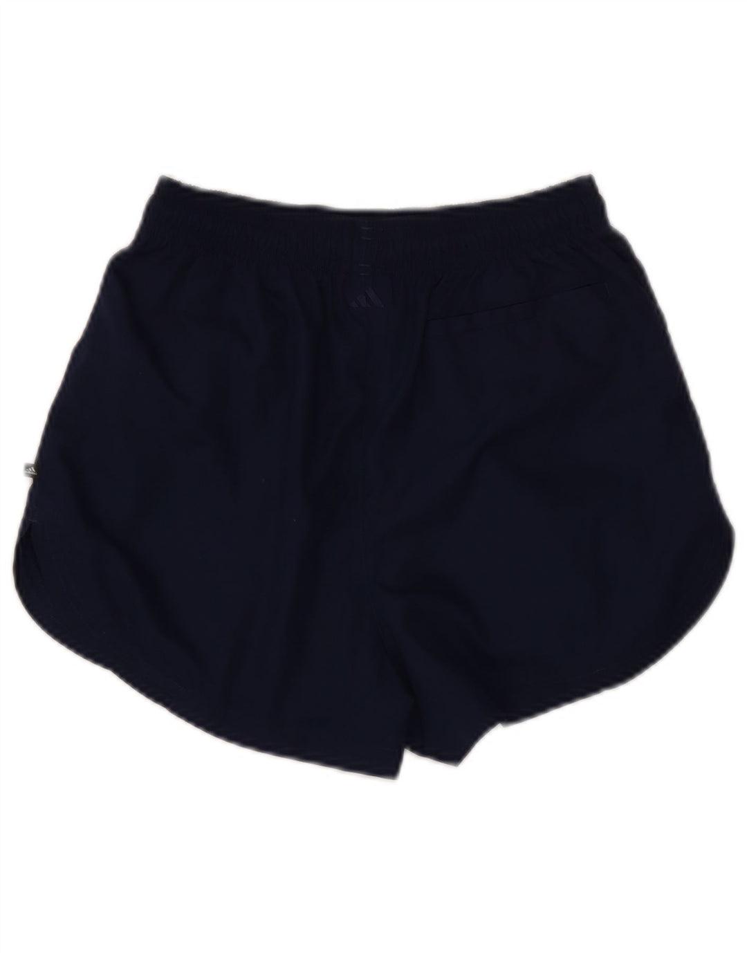 Adidas Damen Sportshorts UK 12 Medium Marineblau Polyester