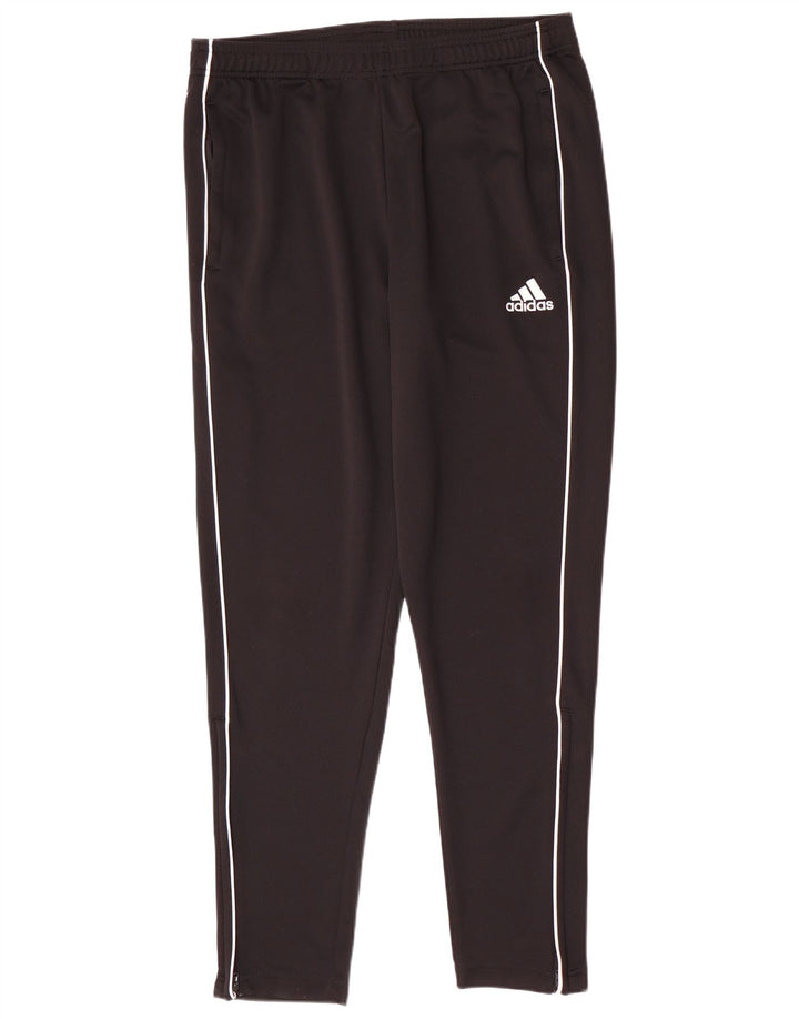 Adidas Herren-Trainingshose, groß, aus schwarzem Polyester