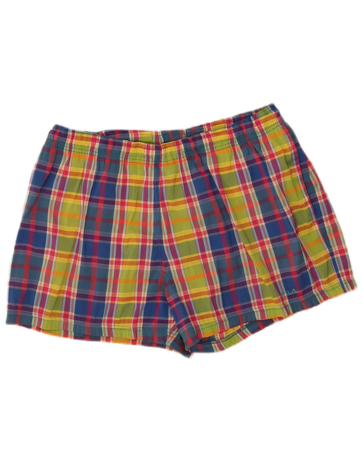 Fila Herren Badeshorts IT 52 Large Mehrfarbig kariert