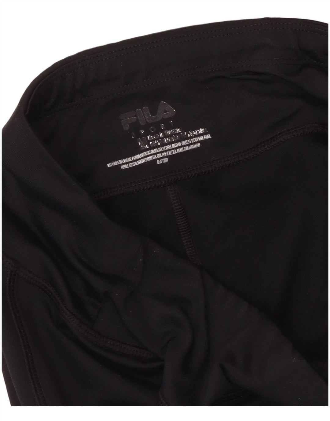 FILA Damen Capri-Leggings UK 14 Medium Schwarz
