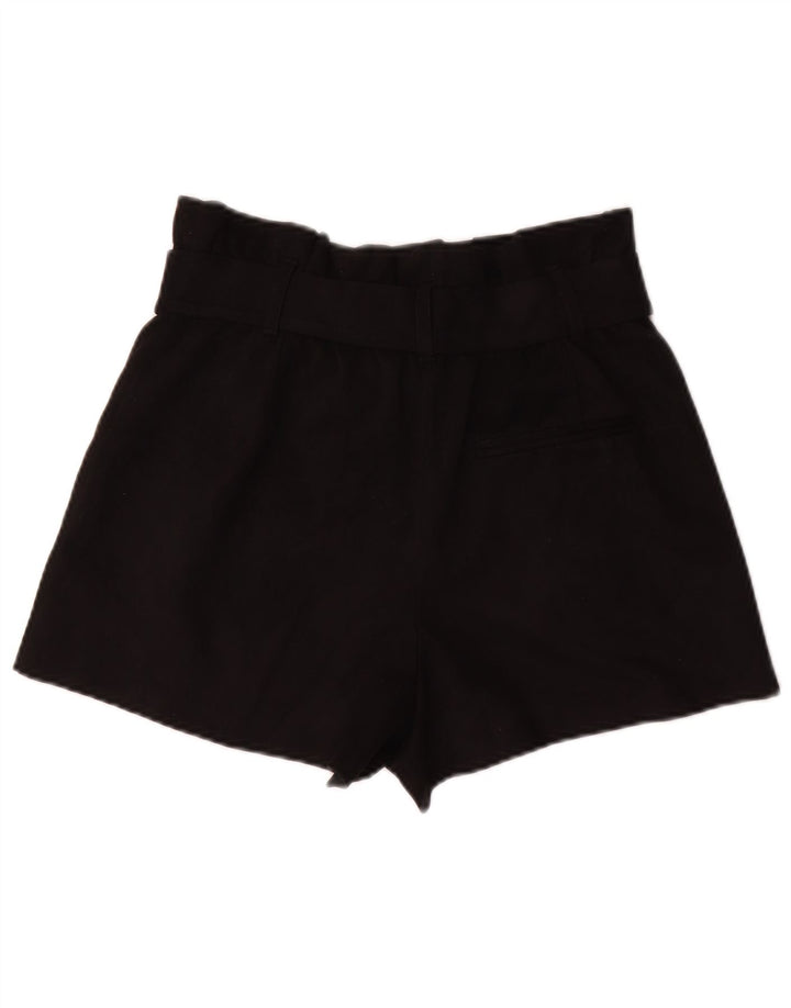 Zara Damen Casual Shorts Small W26 Schwarz