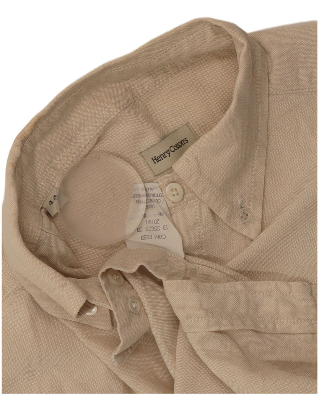 Henry Cottons Damenhemd IT 44 Mittelbeige Baumwolle