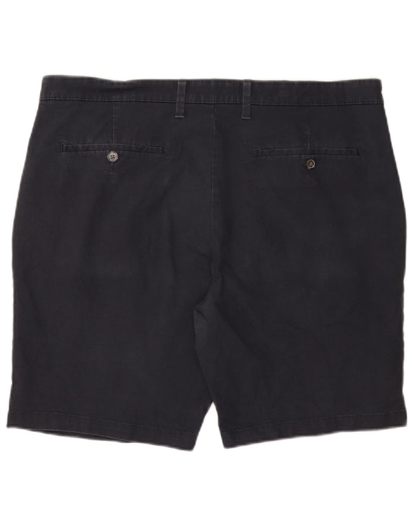 Marks & Spencer Herren Chinoshorts W38 XL Marineblau Baumwolle