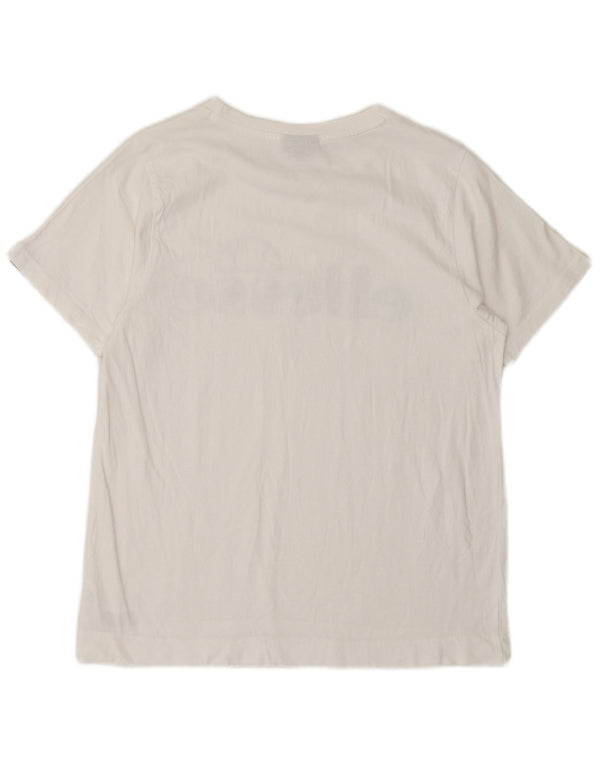 ELLESSE Mädchen-T-Shirt mit Grafik, 12–13 Jahre, weiße Baumwolle