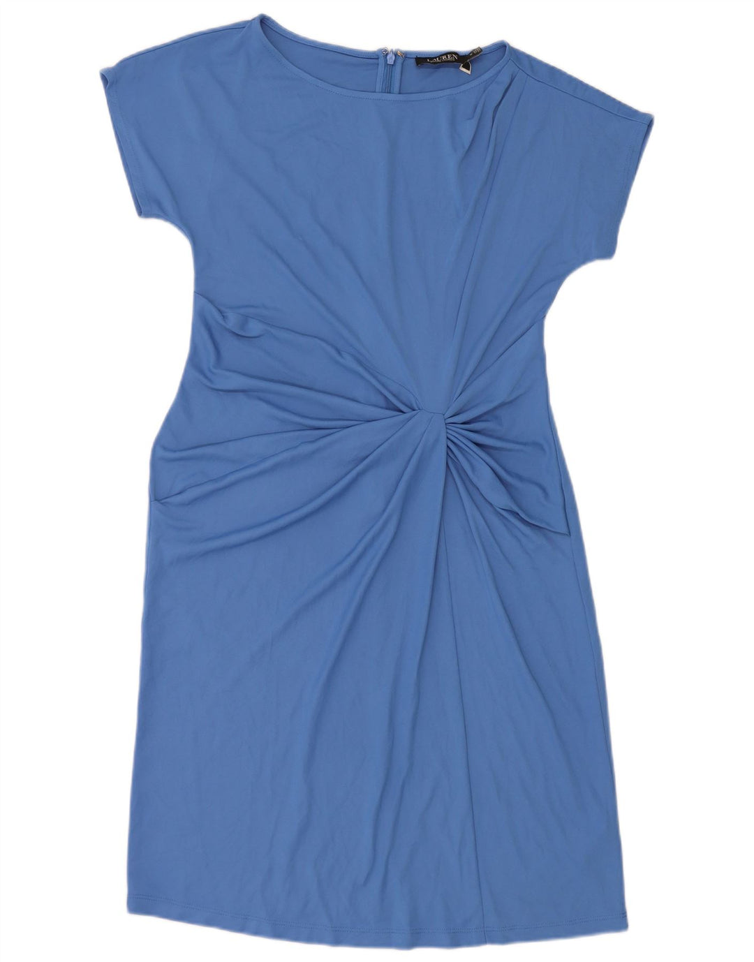 Ralph Lauren Damen Etuikleid US 10 Large Blau Polyester
