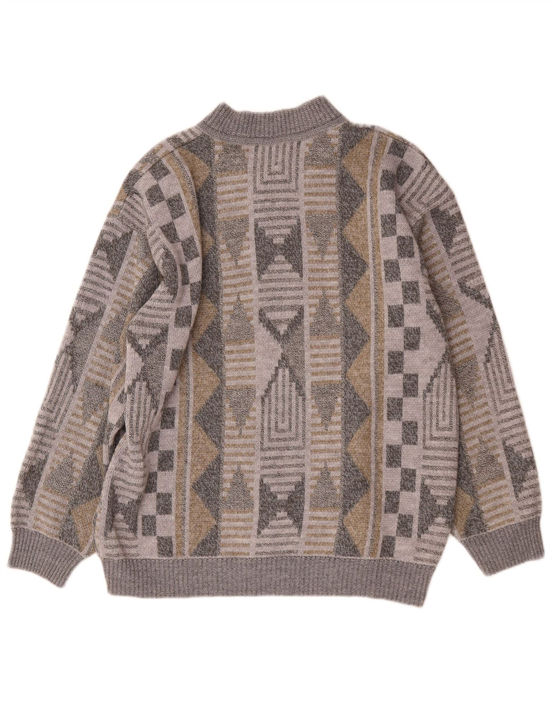 Steiner Herren Strickjacke XL Mehrfarbig Geometrisch