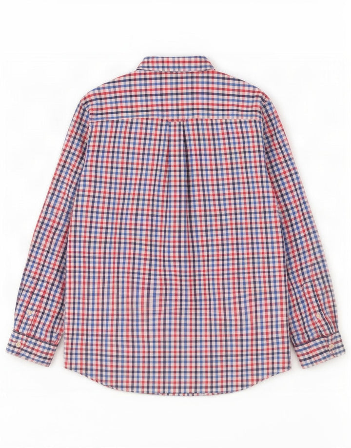 Chaps Herren-Hemd, pflegeleicht, XL, mehrfarbig, Gingham-Baumwolle
