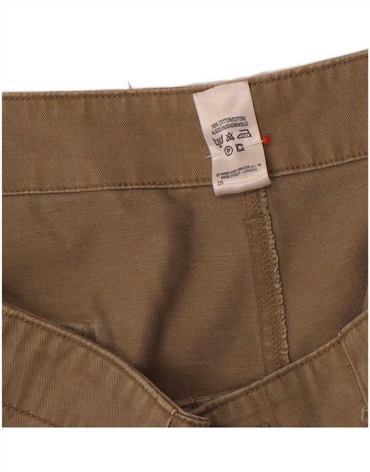 Marks & Spencer Herren Cargoshorts XL W40 Beige Baumwolle
