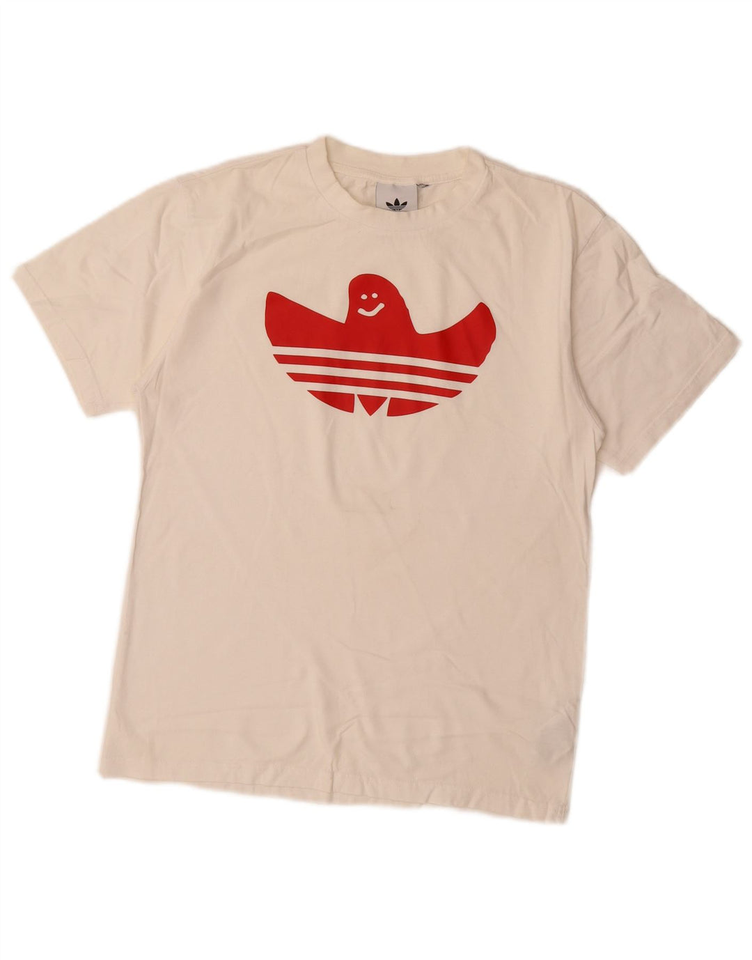 Adidas Herren Grafik T-Shirt Top Small Weiß