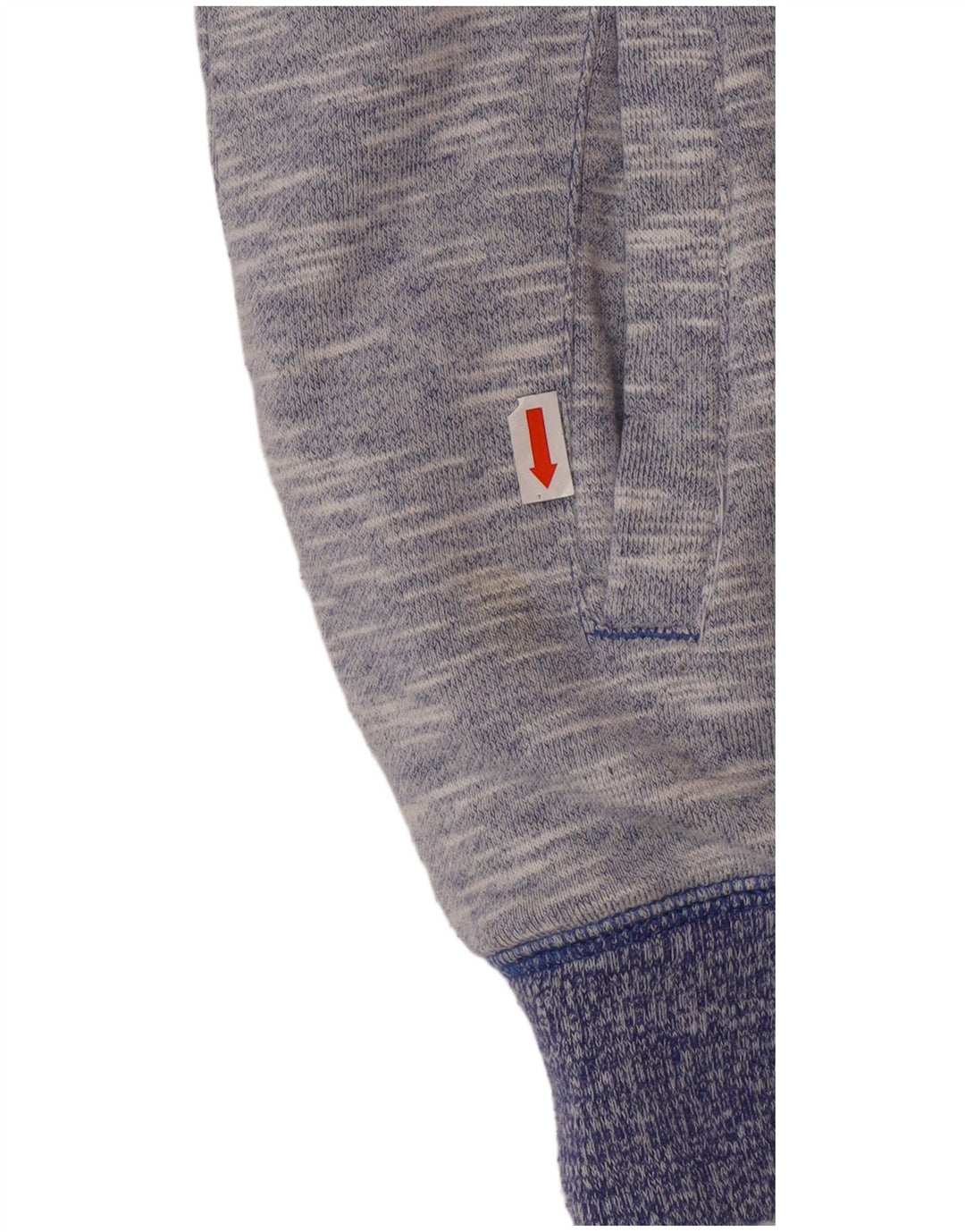 Animal Damen-Sherpa-Jacke mit Kapuze, UK 10, Größe S, blau gefleckte Baumwolle