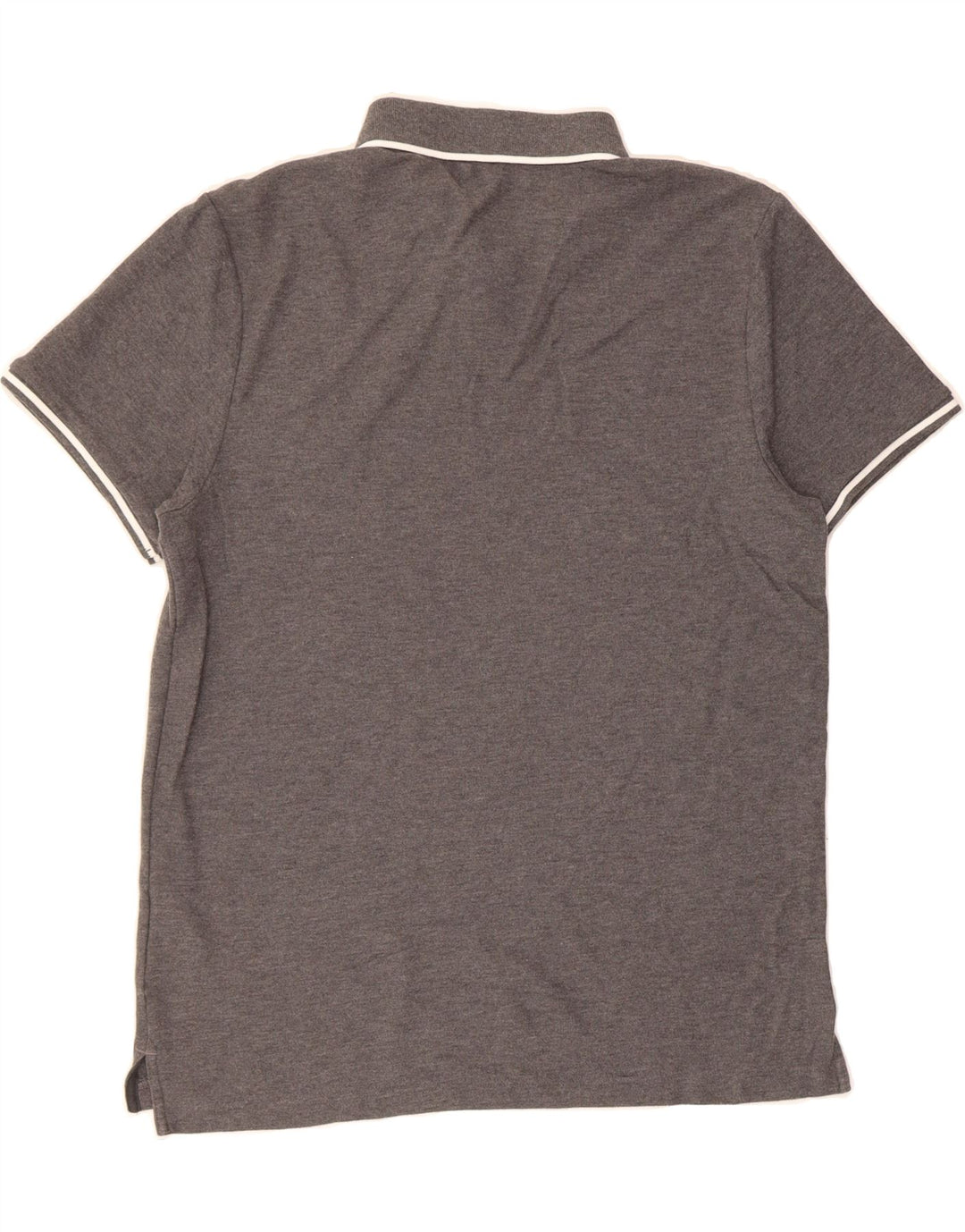 NIKE Mens Polo Shirt Large Grey Cotton Vintage Nike and Second-Hand Nike from Messina Hembry 