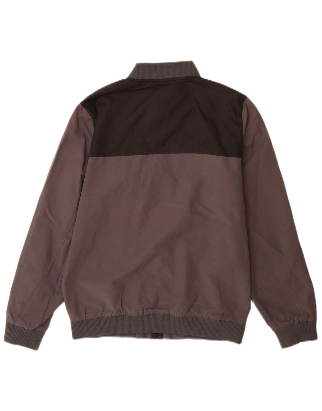Lyle & Scott Bomberjacke für Jungen, 14–15 Jahre, graue Colourblock-Baumwolle