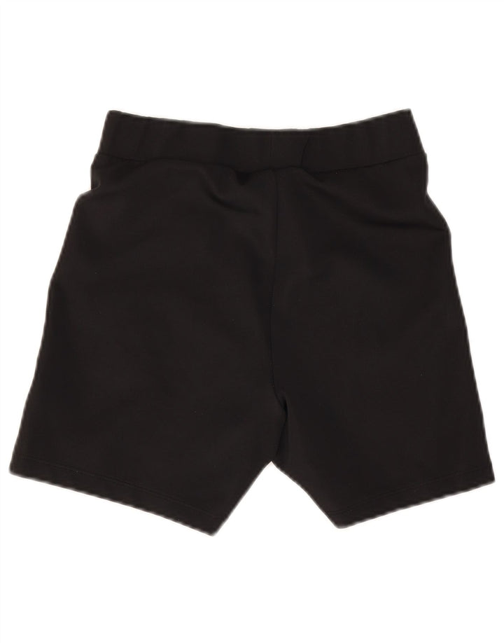 Adidas Damen Graphic Sport Shorts UK 10 Small Schwarz Polyester
