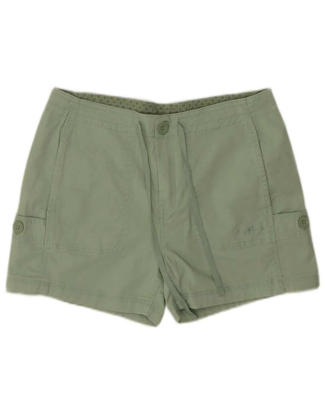 Weird Fish Damen Cargoshorts UK 8 Small W32 Grüne Baumwolle