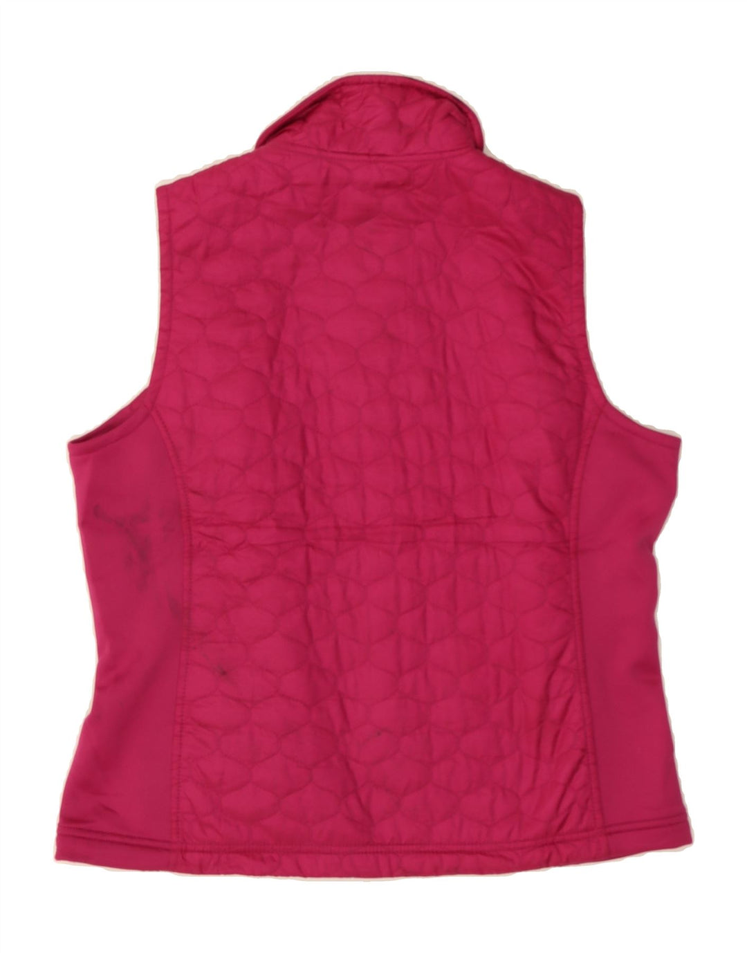 L.L.BEAN Womens Quilted Gilet UK 14 Medium Pink Polyester Vintage L.L.Bean and Second-Hand L.L.Bean from Messina Hembry 