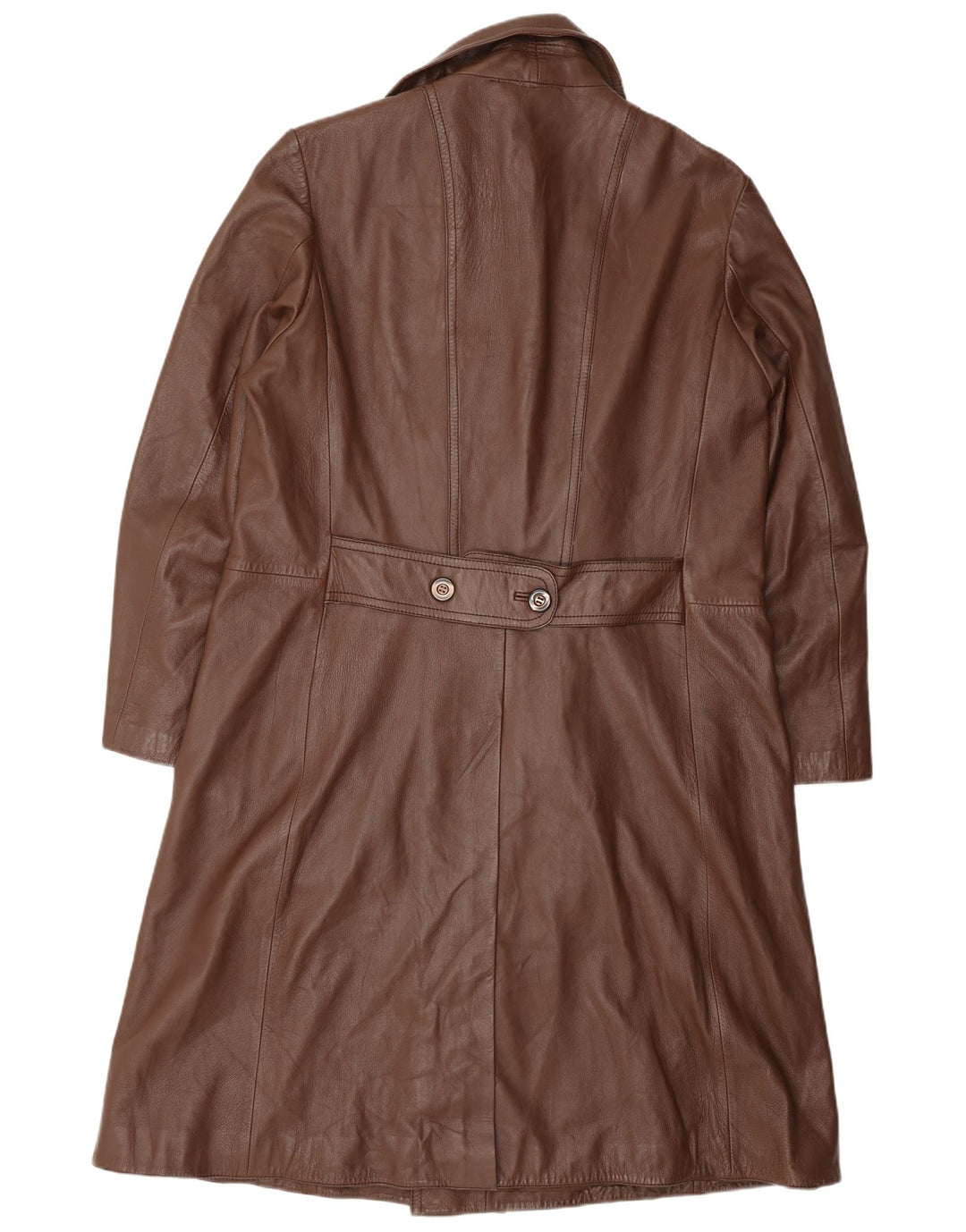 VINTAGE Herren Ledermantel UK 38 Mittelbraunes Leder