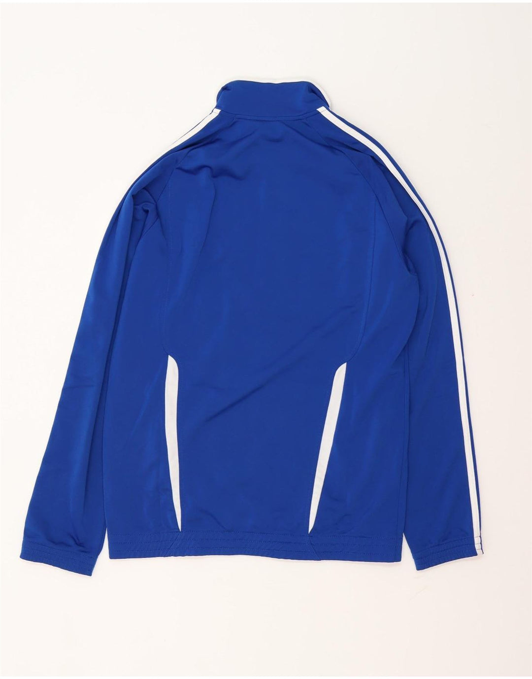 Adidas Herren-Trainingsanzug-Top-Jacke, kleines blaues Farbblock-Polyester