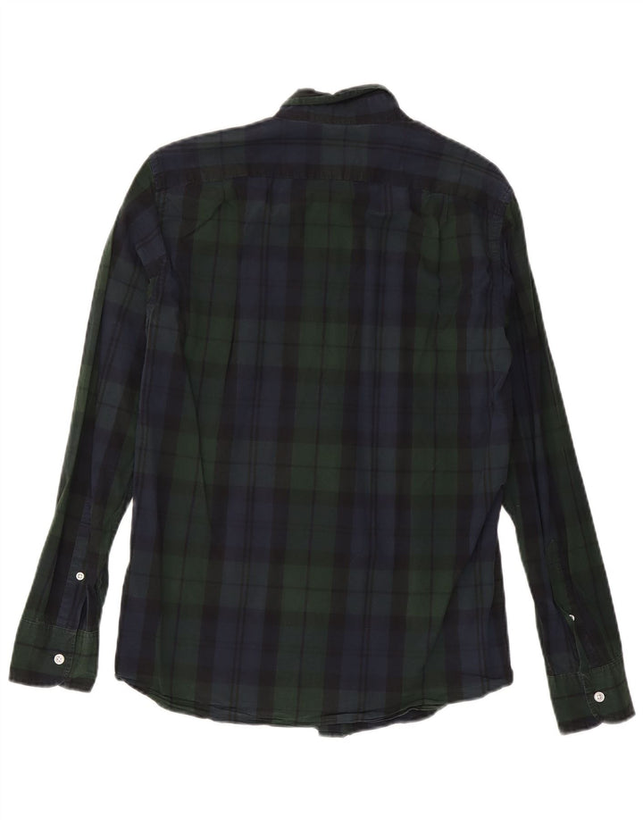 J. Crew Slim-Hemd für Herren, klein, grün kariert, Baumwolle