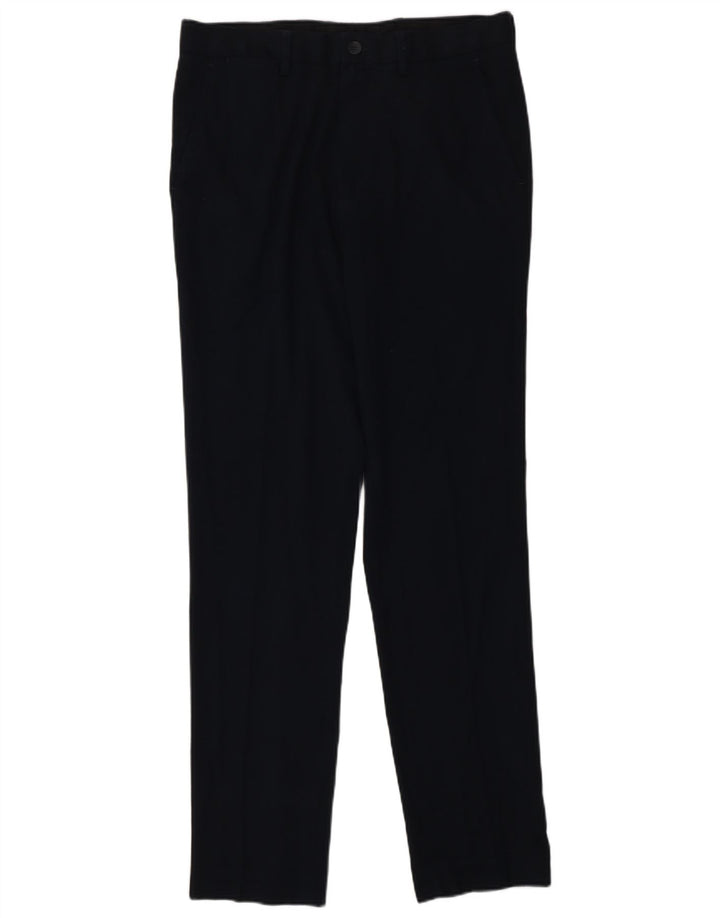Marks & Spencer Herren Slim Chinohose W32 L33 Marineblaues Polyester
