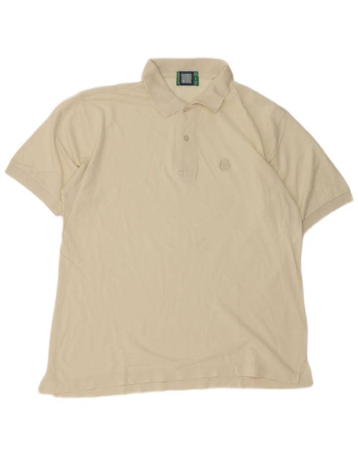 Sergio Tacchini Herren Poloshirt Medium Off White
