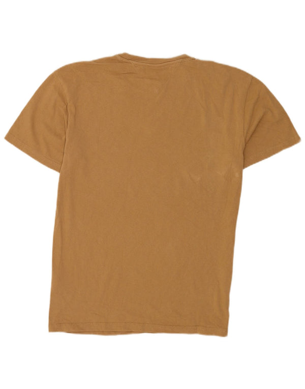Tommy Hilfiger Herren T-Shirt Top Small Braun Baumwolle