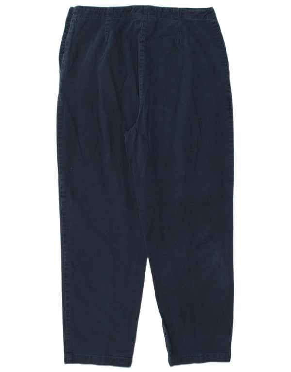 Ralph Lauren Damen Chinohose US 10 Large W32 L27 Marineblaue Baumwolle