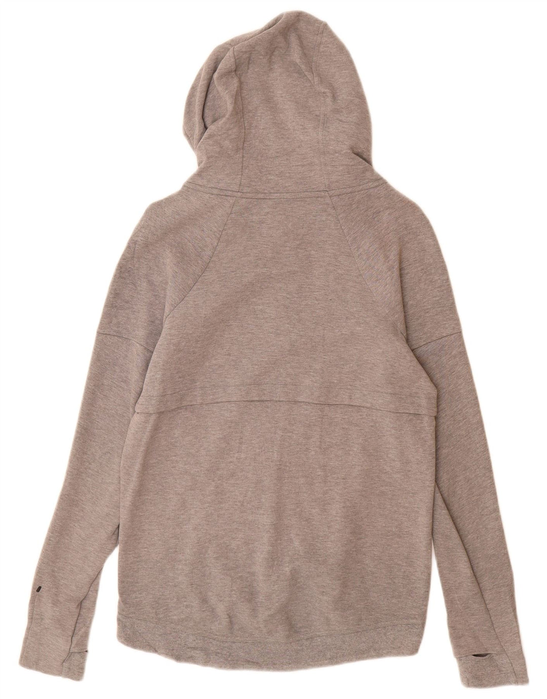 Nike Herren-Kapuzenpullover mit Reißverschluss, XS, graue Baumwolle