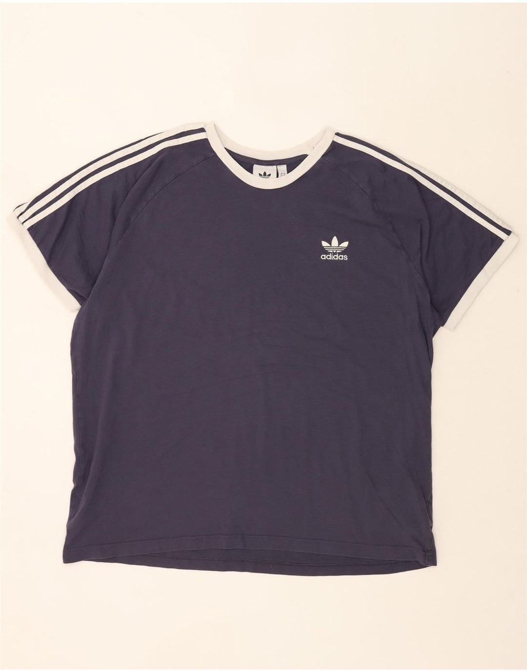ADIDAS Herren T-Shirt Top 2XL Marineblau Baumwolle